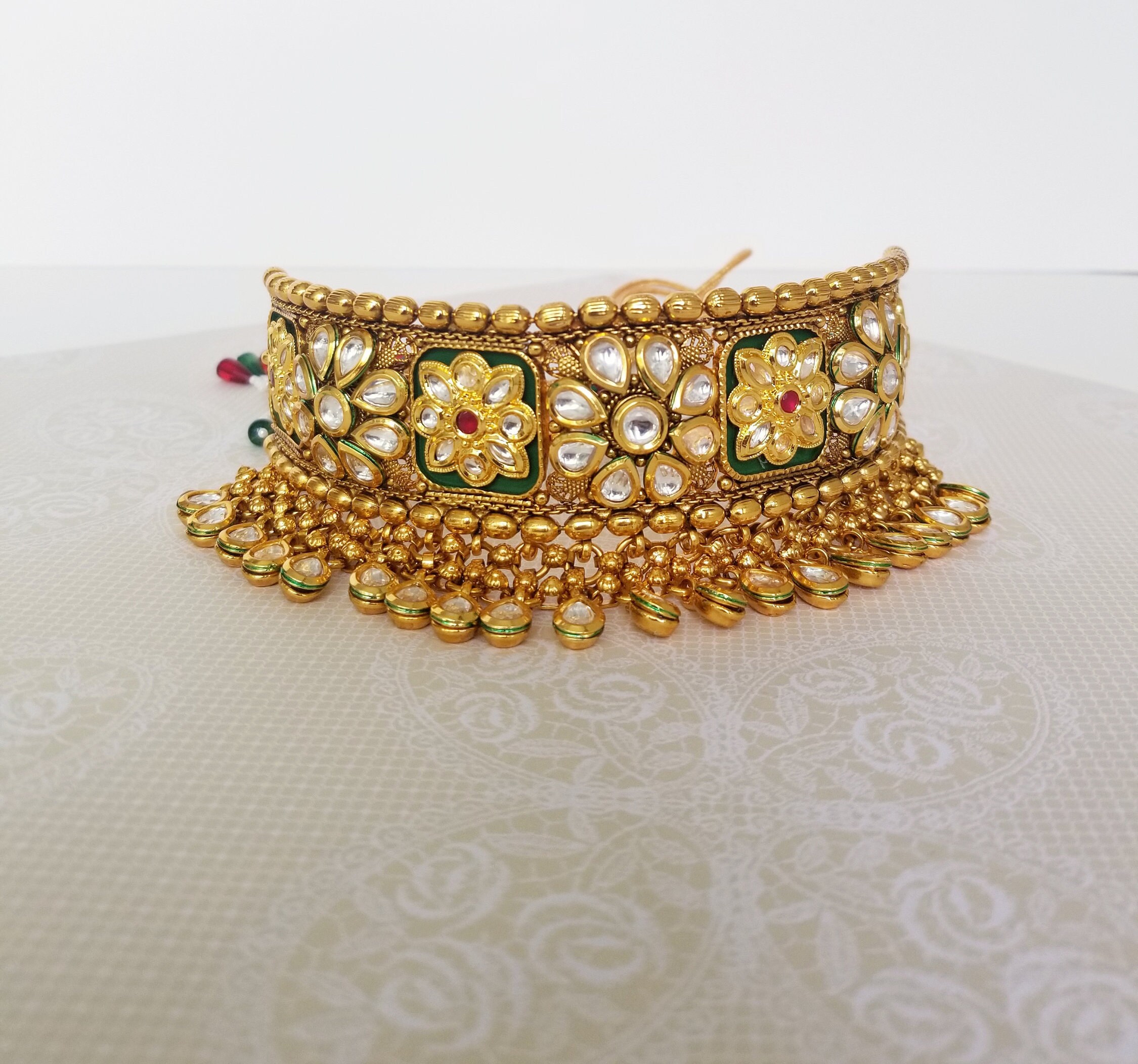 Rajasthani Style Choker Set Etsy