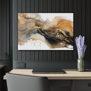 Jewish Art, Jewish Modern Art, Jewish Wall Decor, Jewish Resin Pour Acrylic, Glass-Like, 36 × 24, Jewish Fine Art, Shema Yisrael, Luxury Art