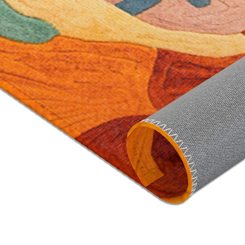 Isril Mat Jerusalem Abstract Area Rug, Jewish Art for Home Decor, Kotel Israel ...