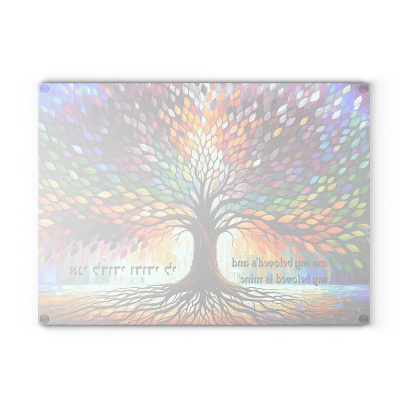 Challah Board, Challah Platter, Tray, Tree of Life, Painted Print on ...