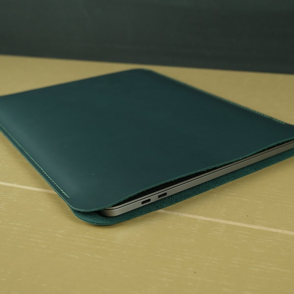 Funda de cuero personalizada para MacBook Air, funda MacBook 2020, funda para portátil de 16 pulgadas, funda para portátil de cuero delgado, funda para MacBook Pro M1 de 13 pulgadas