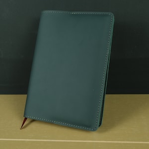 Copertina semplice in pelle per quaderno A5 – Custodia vintage con opzioni di colore per Moleskine, Hobonichi Techo, custodia ricaricabile
