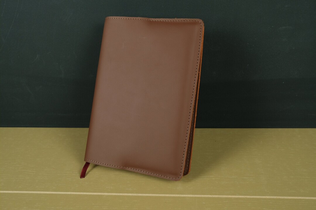 Vintage A5 Leather Journal Cover – Minimalist Bullet Journal Case for ...