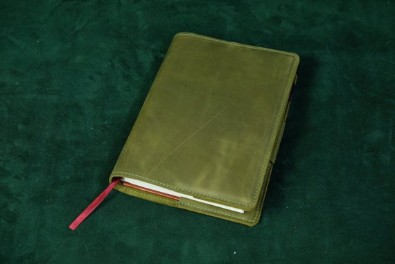 Leather Notebook Cover, Vintage leather journal cover A5, Simple notebook cover a5, Various color options, Moleskine cover, Hobonichi Techo