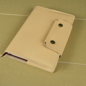 Custom A5 Leather Notebook Cover – Personalized Journal Case for Leuchtturm1917, Hobonichi Cousin, Bullet Journal, Stalogy & More