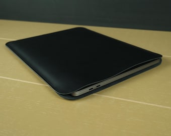 Funda de cuero personalizada para MacBook, funda para portátil a medida, funda hecha a mano para MacBook Air de 13 y 15 pulgadas, funda de cuero para portátil, regalo para ella o para él.