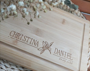 Wedding gift | Personalized cutting board | wooden board | Gift | Christmas | Anniversary registry office