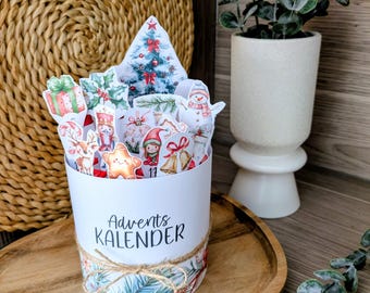 Mini kalendarz adwentowy Duplo z 24 wzorami i szablonami | Plik cyfrowy do druku | Banery Duplo | Świąteczny kalendarz adwentowy DIY