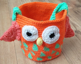 Kids' Zesty Owl Tote Bag