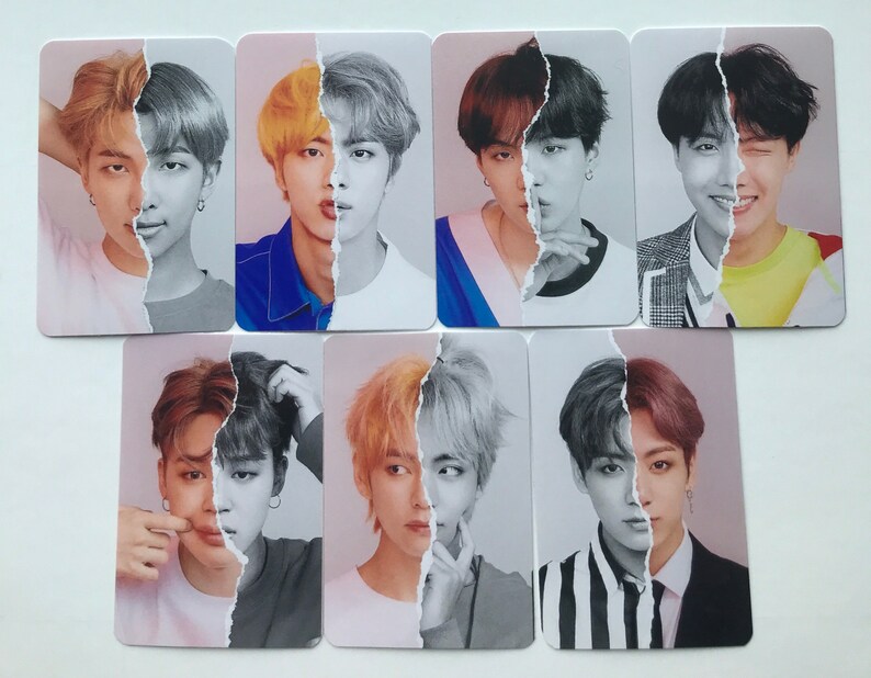 BTS Love Yourself PhotoCards Etsy