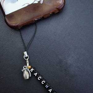 Kacchan Phone Charm: Anime Manga Fan Art Keychain, Zipper Pull Katsuki Bakugo