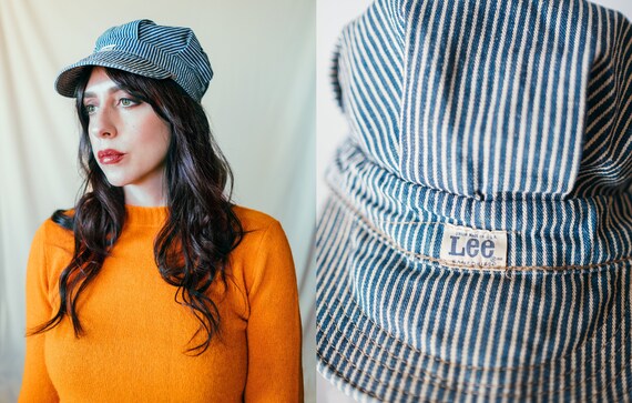 Vintage 1940s / 50s Lee Hickory Striped Railroad E