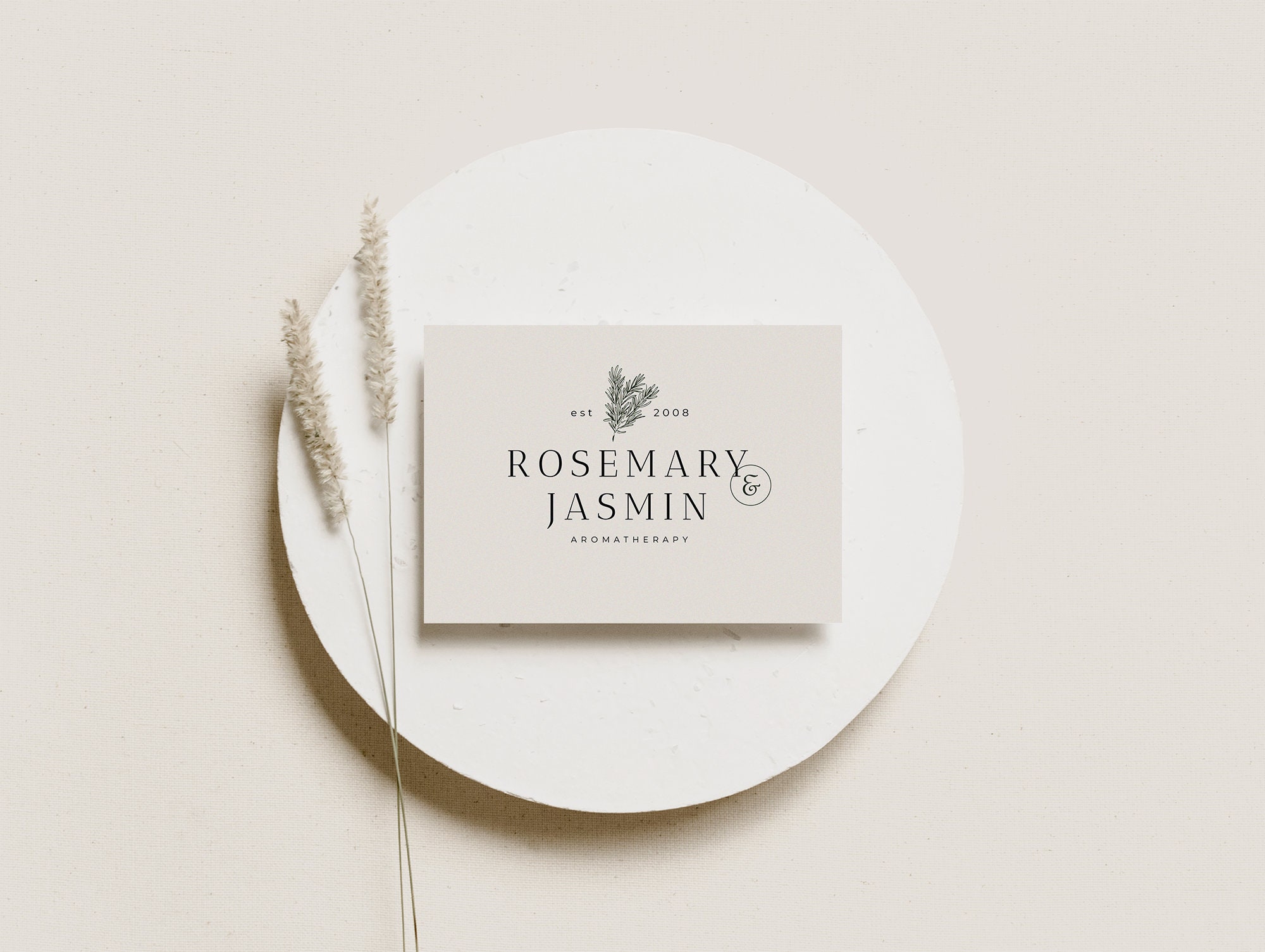 Instant download Aromatherapy logo Premade Logo Design Etsy