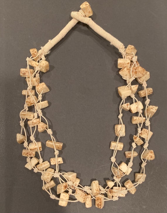 Triple tier boho necklace