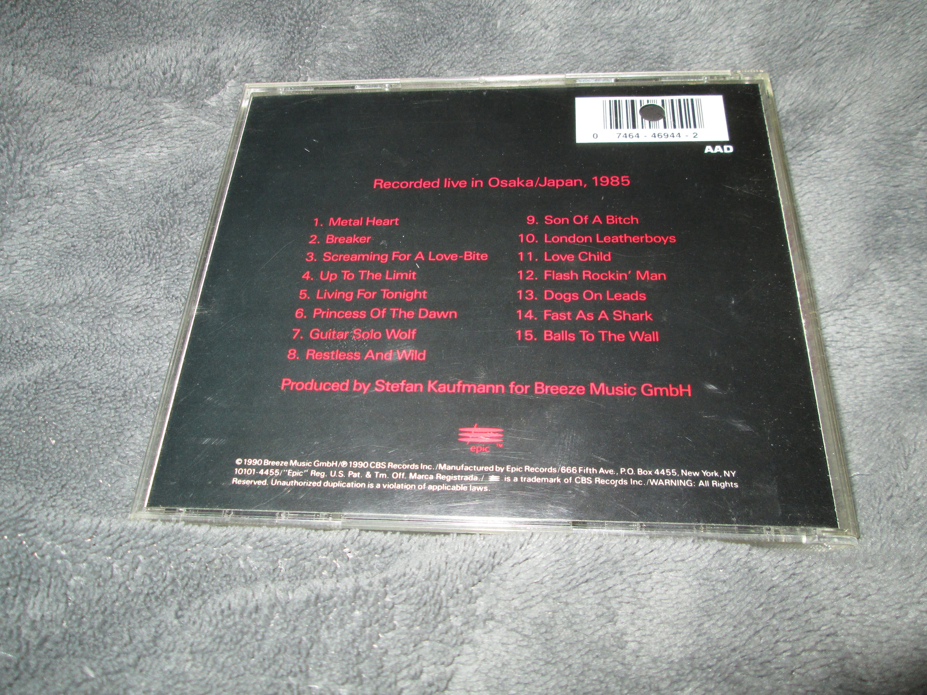 帯付き！国内盤2CD！ACCEPT /アクセプト /STAYING A LIFE Amazon.co.jp: Staying a Life: ミュージック