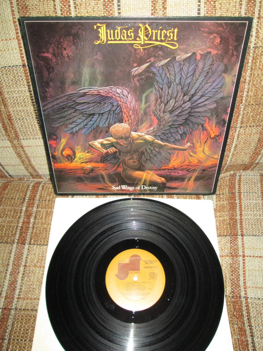 米LP Judas Priest Sad Wings Of Destiny JXS7019 JANUS /00260 Judas Priest – Sad Wings Of Destiny – Vinyl (LP, Album