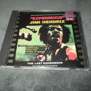 Jimi Hendrix -The Last Experience Live Soundtrack CD on Timeless Treasures CD101 Free US Shipping!