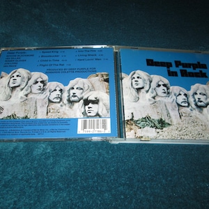 Deep Purple -In Rock Official Factory Release CD 1970 Issue on Warner 1877-2 Blackmore Gillian Child in Time Free US Shipping!