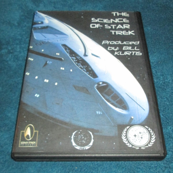 The Science of Star Trek -Rare documentary produced by Bill Kurtis on Trek Tech includes Inside Star Trek doc. Free US Shipping!