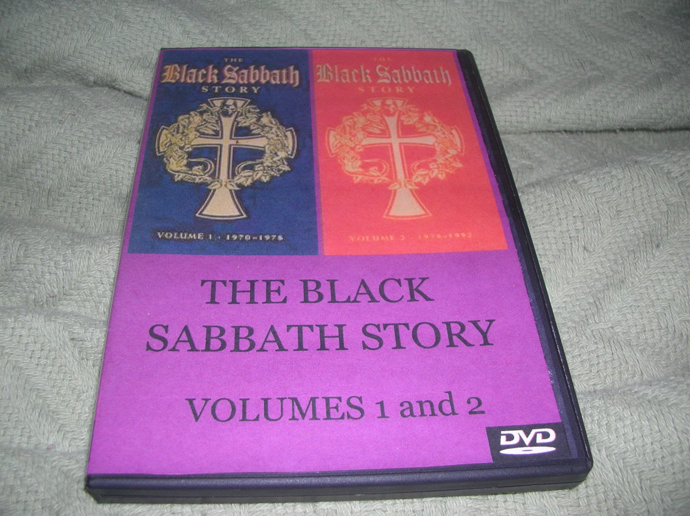 The Black Sabbath Story Volumes 1 & 2 -Rare Live and Studio Compilation DVD Not a Factory Release Free US Shipping!