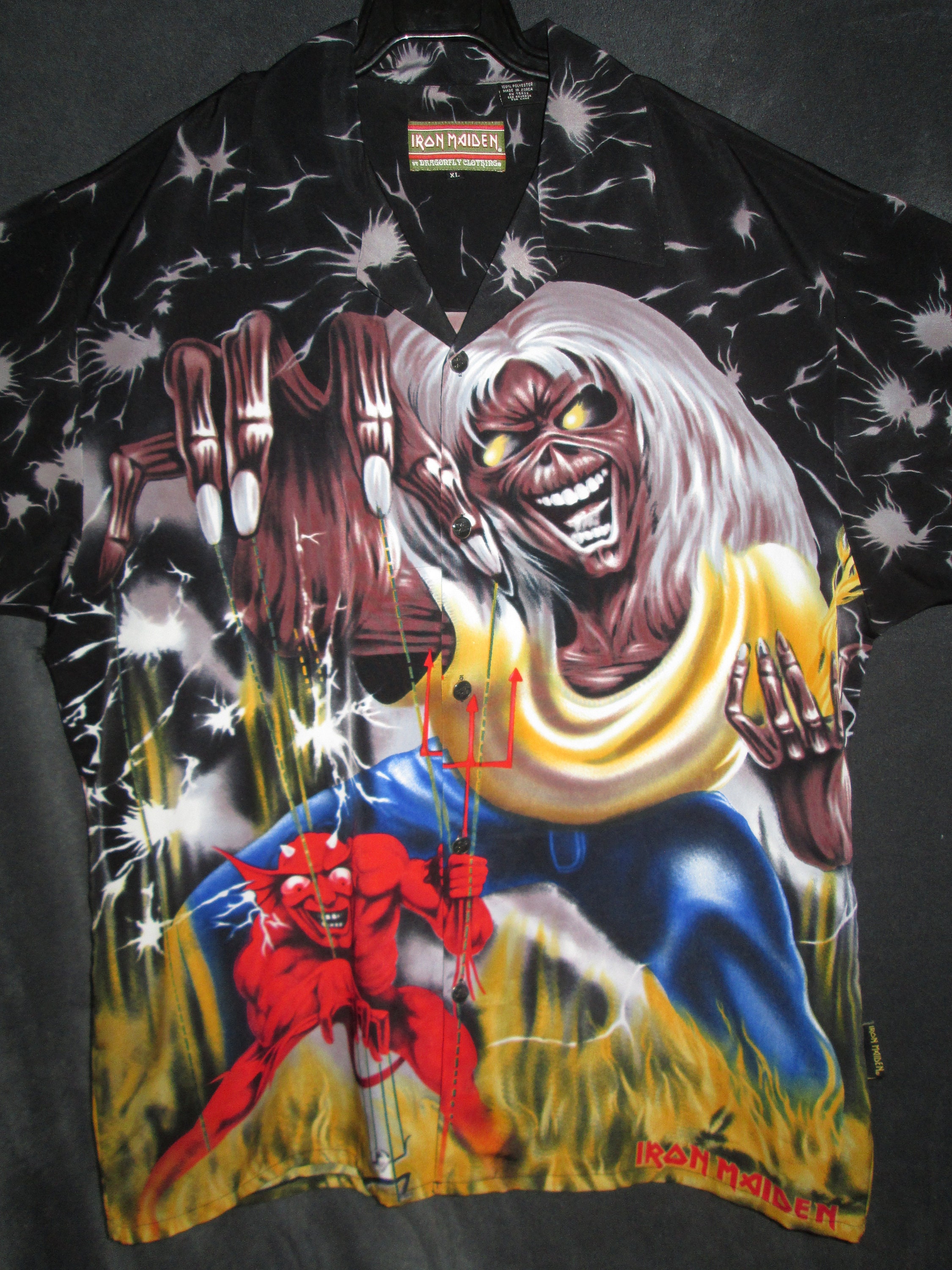 Vintage Iron Maiden Xl Shirt - Etsy Vintage Iron Maiden Xl Shirt - Etsy