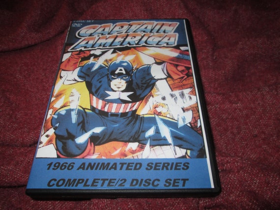 Captain America 1966 Cartoon Series on DVD Highest Quality on - Etsy