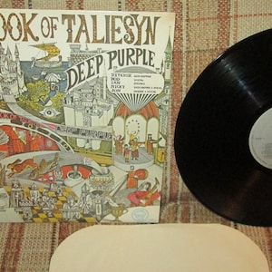 Deep Purple -The Book Of Taliesyn 1968 Vinyl LP on Tetragrammaton Records T-107 -Free US Shipping!