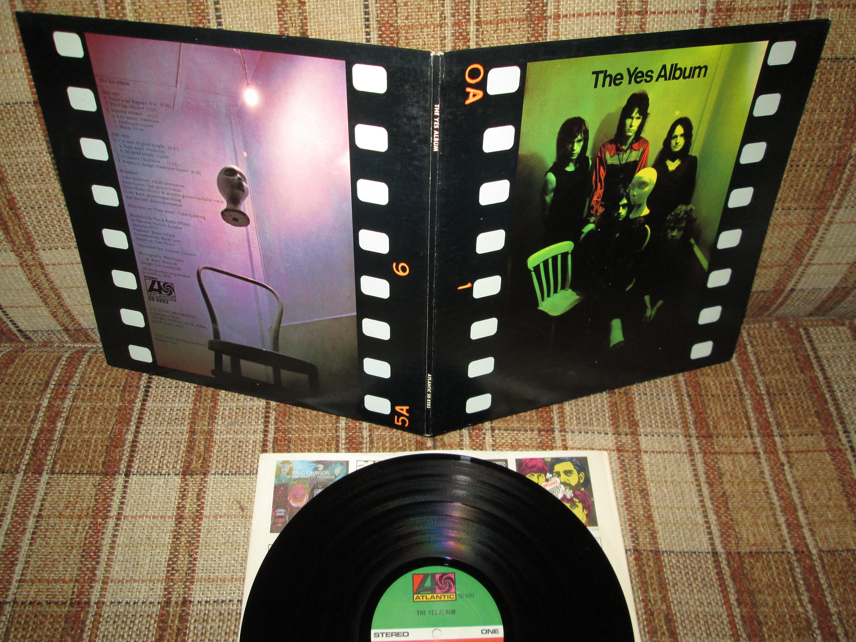 Yes -The Yes Album on Atlantic Records SD 8283 Free US Shipping