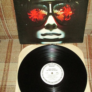 Judas Priest -Hell Bent For Leather RARE White Label Promo Vinyl on Columbia/CBS Records JC35706 Free US Shipping!