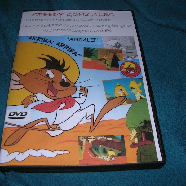 Speedy Gonzales collection-all 47 cartoons on this huge 3 DVD set-Free US Shipping