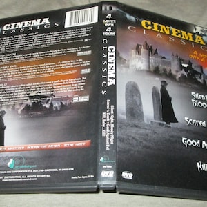 Cinema Classics 4 horror movies on one DVD Official Release on Dart Distributing 90160 Free US Shipping!