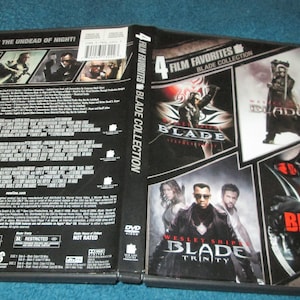 Blade -4 Film Favorites:The Blade Collection Factory Release on New Line Cinema Free US Shipping!