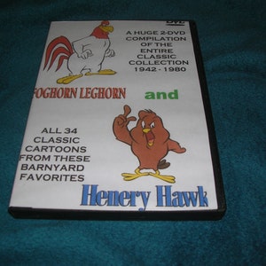 Foghorn Leghorn, Henery hawk, and friends-All 34 of their cartoons from 1942-1980 free us shipping.