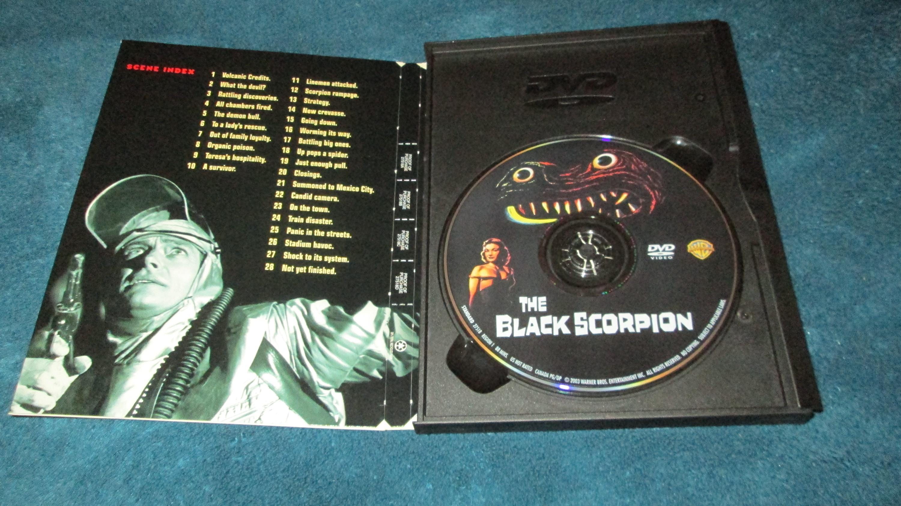 The Black Scorpion -original 2003 Issue DVD of This 1957