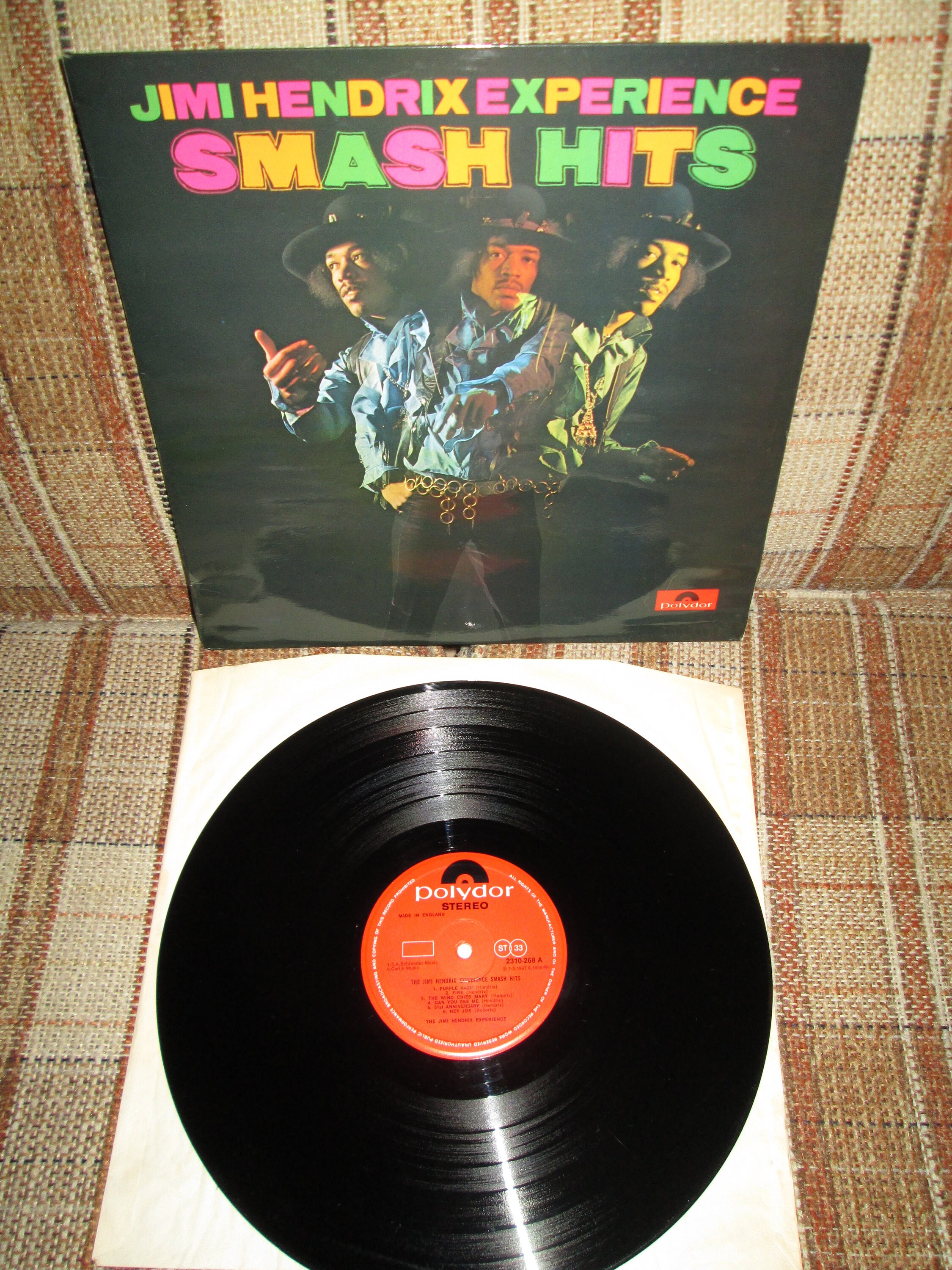 Jimi Hendrix Experience -smash Hits British Import W