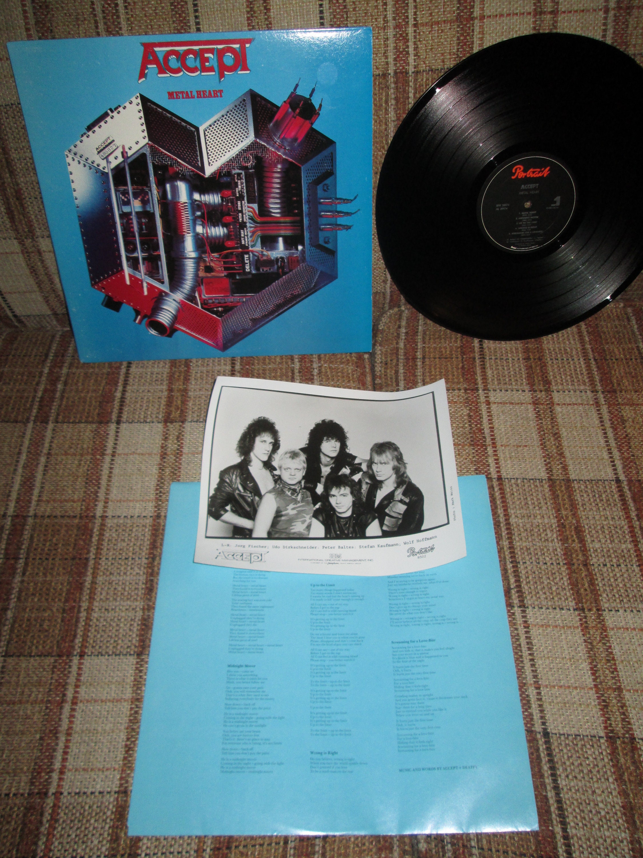 Accept – Russian Roulette (1986, Vinyl) - Discogs