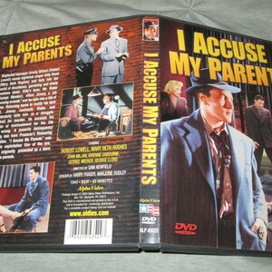 I Accuse My Parents -Original DVD Release on Alpha Video ALP 4352D MST3K Free Us Shipping!