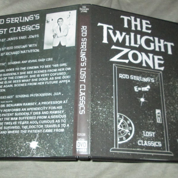 The Twilight Zone -Rod Serling's Lost Classics RARE!  2 Color Episodes on one DVD! Not a Factory Release Free US Shipping!