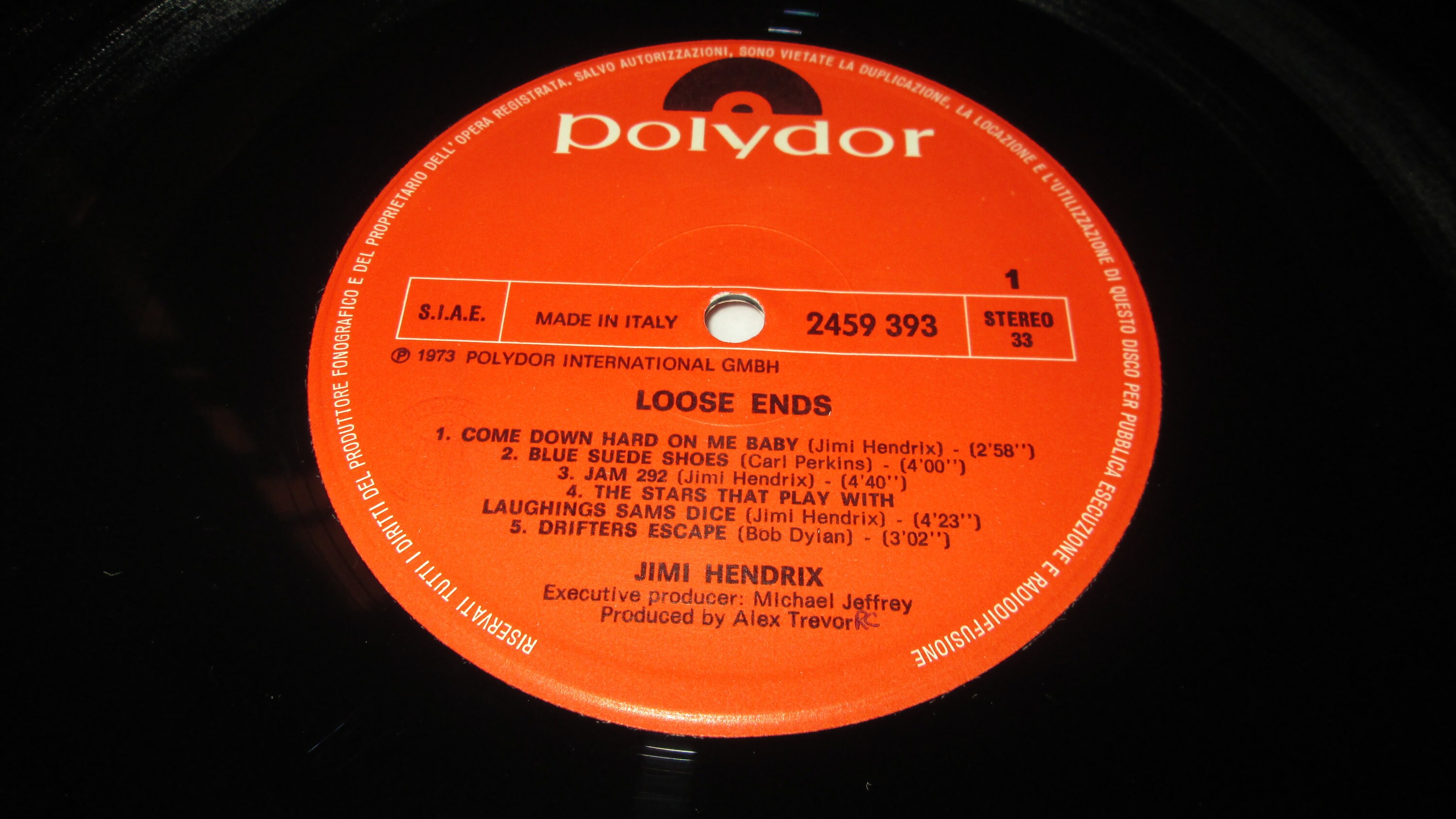 Jimi Hendrix -loose Ends RARE Italian Import W/alternate Jimi Hendrix -loose Ends RARE Italian Import W/alternate