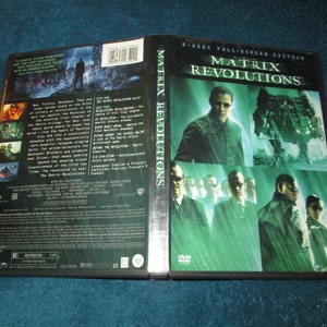 Matrix Revolutions -Official Factory Release 2 DVD Set on Warner Brothers. Free US Shipping!