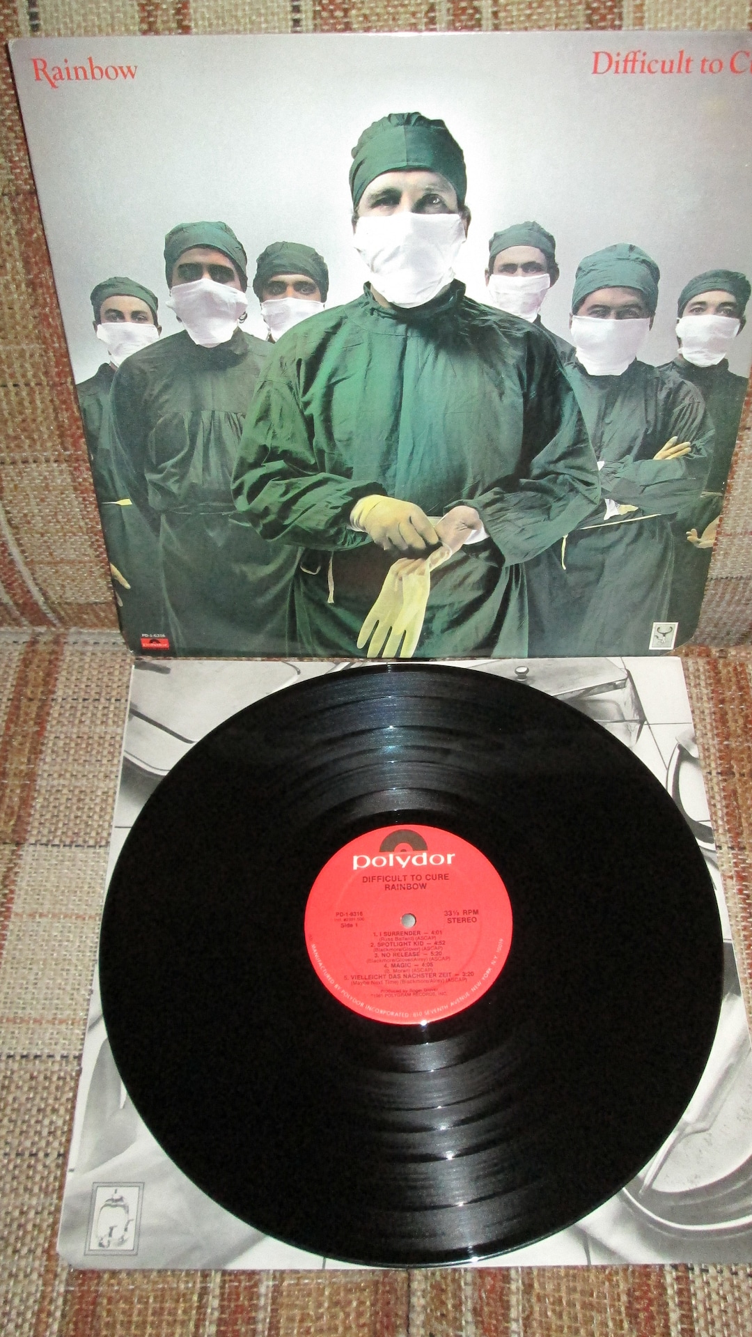 Rainbow -difficult to Cure on Polydor PD-1-6316 Free US Shipping