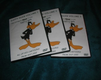 The Ultimate Daffy Duck Cartoon Collection DVD Set From 1937-2001 All 141 Cartoons on 9 DVDs US Shipping Included!