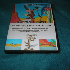 Roadrunner and Wilie E. Coyote- All of their cartoons on 3 dvds NOT factory-Free us shipping