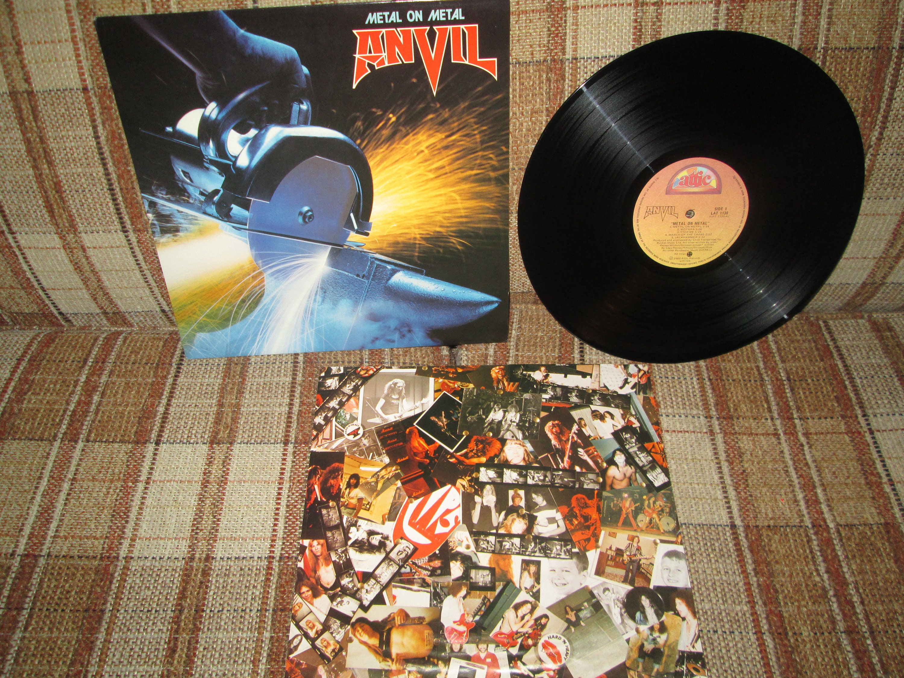 Anvil Metal On Metal 1982 Vinyl LP auf Attic Records LAT 1130 Etsy