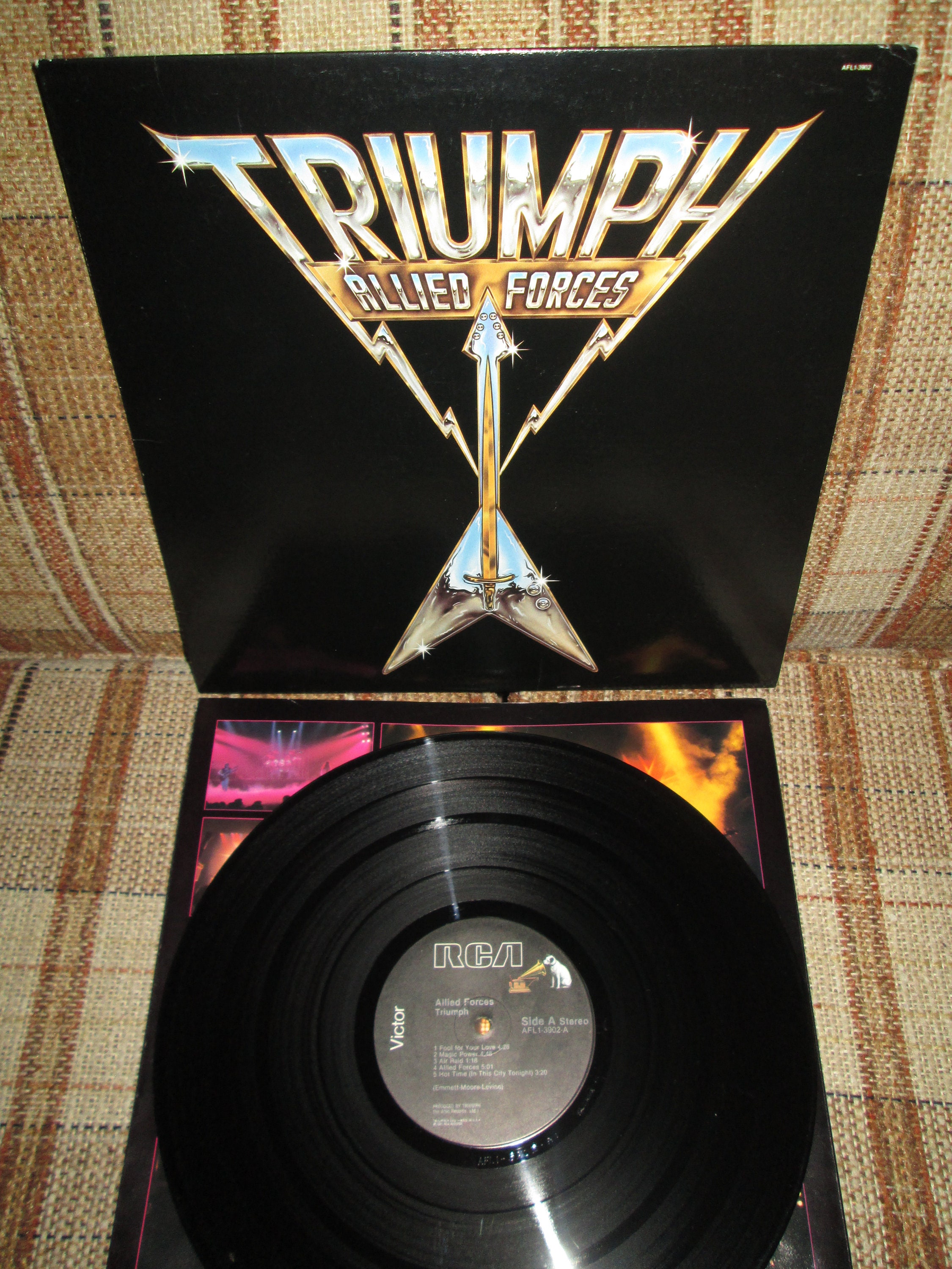 Triumph レコードセット「Allied Forces」「Just a... Triumph レコードセット「Allied Forces」「Just a - メルカリ