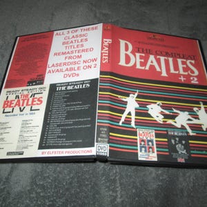 The Beatles -The Compleat Beatles & 2 more-never released on DVD- NOT Factory-Made All 3 are New Remaster from Laserdisc Free US Shipping