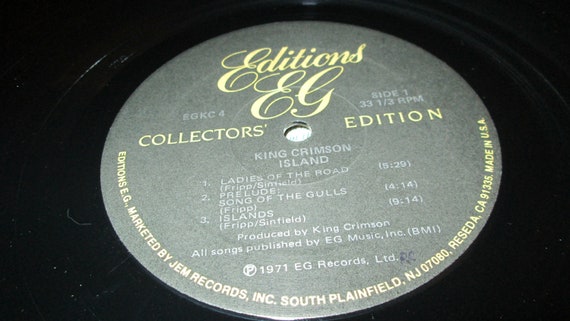 King Crimson -islands Half-speed Master Collectors Edition