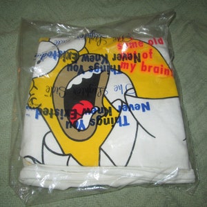 The Simpsons -Rare T-Shirt Out of Print and Still Sealed in bag -Free US Shipping!