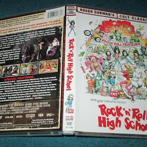 Rock n&#39; Roll High School -Roger Corman&#39;s Cult Classics Original Issue DVD on Shout Factory SF 11885 The Ramones PJ Soles Free Us Shipping!