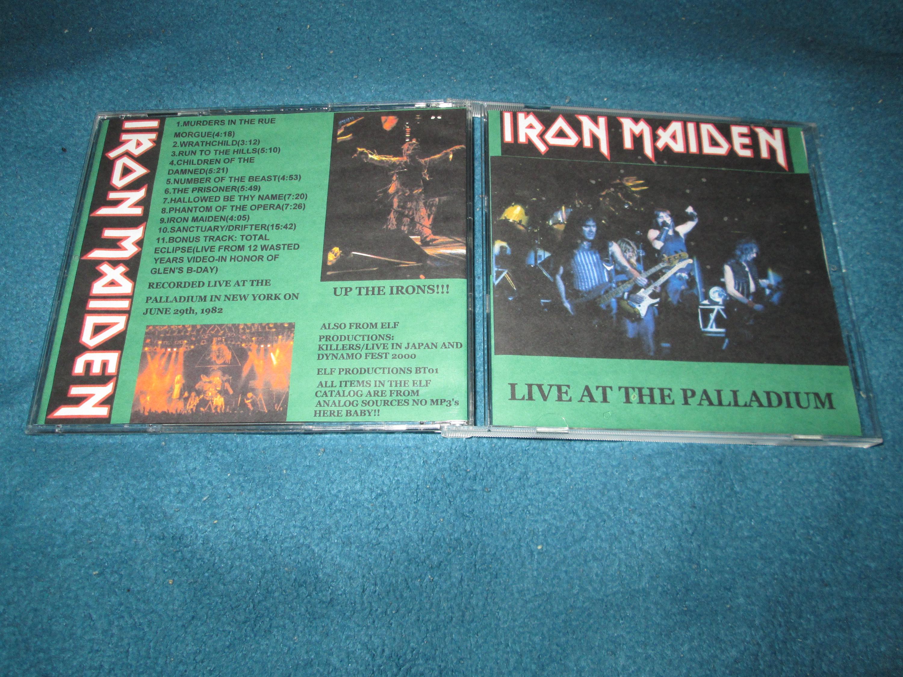 IRON MAIDEN サイン入り CD ライヴ Iron Maiden Maiden Japan 81 CD Live 17 Tracks. Complete Show